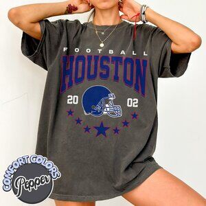 Houston Football Heritage Edition Comfort Colors Tee 91